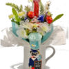 congratulations grad mug bouquet gift set