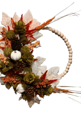 Autumn Splash bead wreath