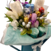 Bahama breeze chocolate and candle bouquet gift set