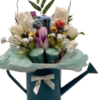 Bahama breeze chocolate and candle bouquet gift set