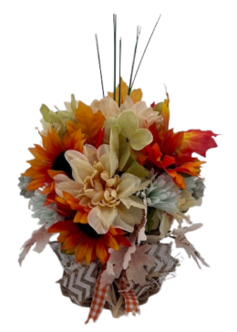 countryside charm flower centerpiece