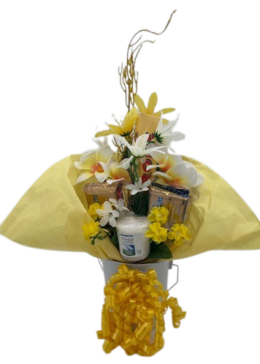 lemon sorbet chocolate bouquet