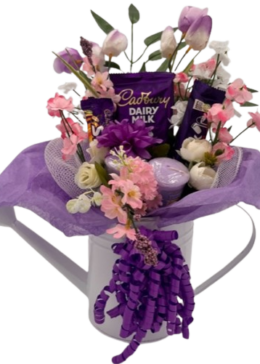 marvellous mauve bouquet gift set