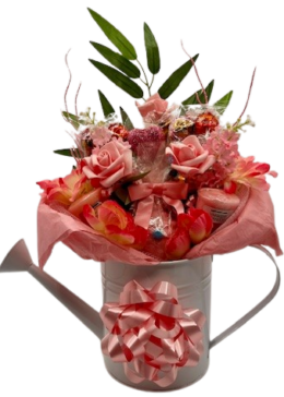 Pretty in pink bouquet gift set