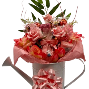 Pretty in pink bouquet gift set