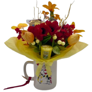 queen of hearts mug bouquet