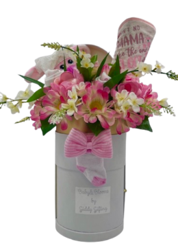 babynblooms welcome bouquet in pink