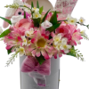 babynblooms welcome bouquet in pink