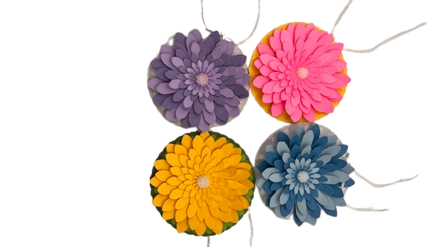 charming chrysanthemum gift tags