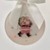 Vintage Santa tree ornament