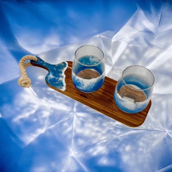 Azure seas charcuterie board