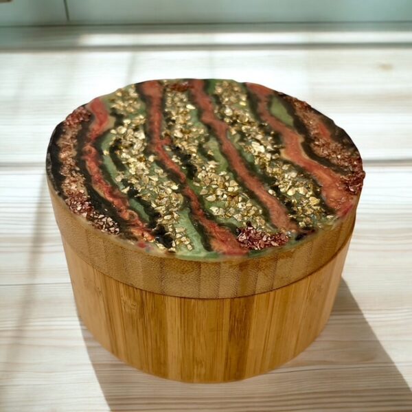 Geode style jewelry box