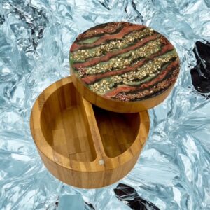 Geode style jewelry box