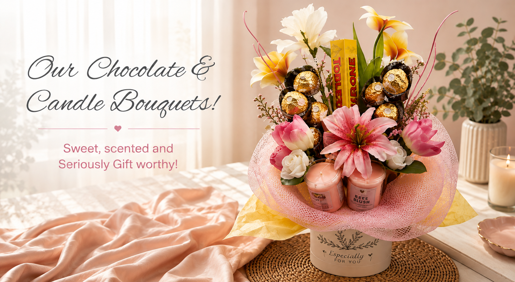 discover our chocolate bouquets